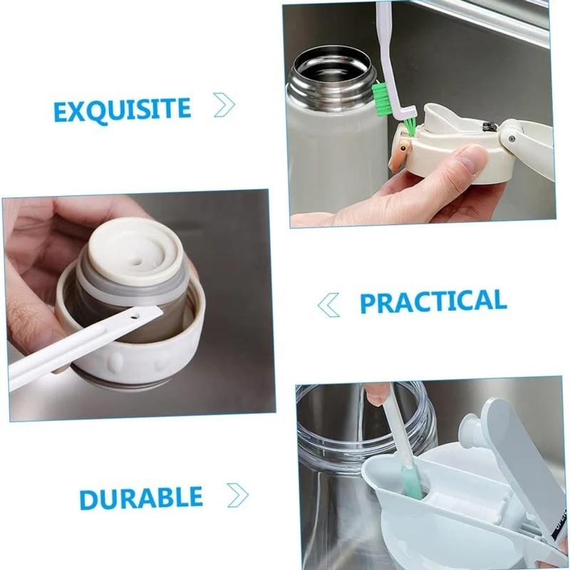 9pcs Household Cleaning Brush Set – Multi-Purpose Bottle, Window & Crevice Clean