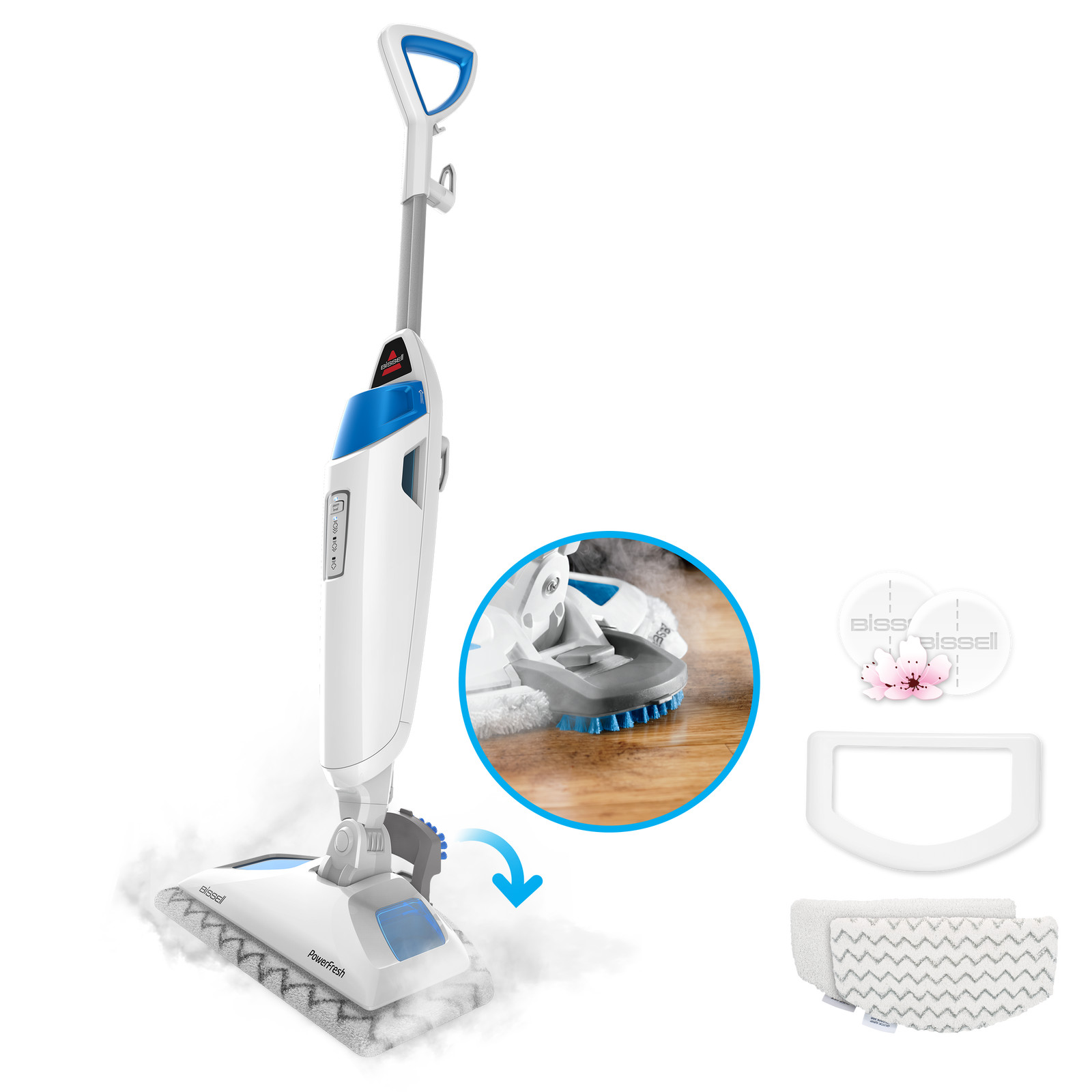 Bissell PowerFresh Steam Mop Hard Floor Natural Steam Cleaner | 1940 NEW!