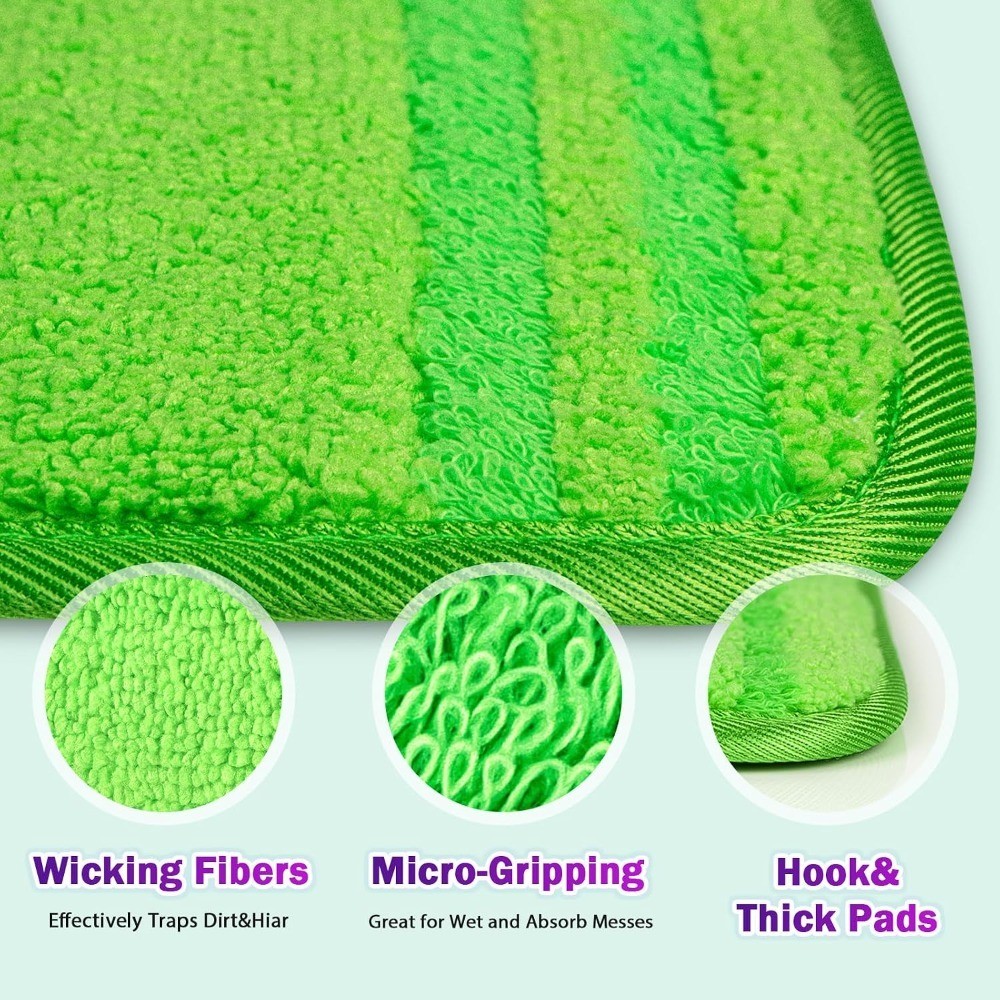 Reusable Mop Pads Compatible with Swiffer WetJet – Microfiber Pad Refill