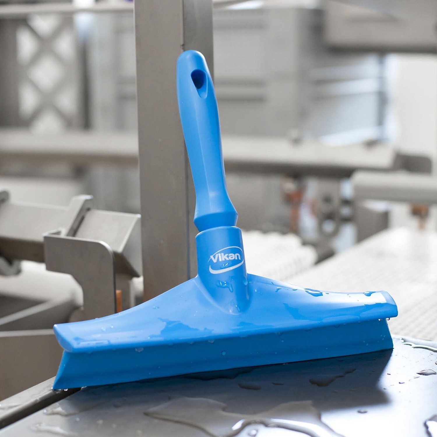 Vikan 71254 Squeegee,Ultra Hygiene,Table,10″,PP/RB,RD 7125 Red