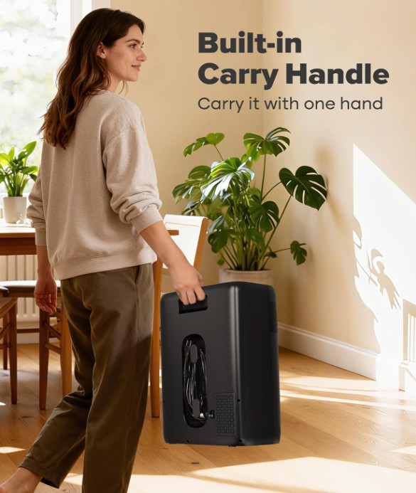 Aspirador Automático sin Contacto 20KPa 6L para Cocina, Salón y Mascotas
