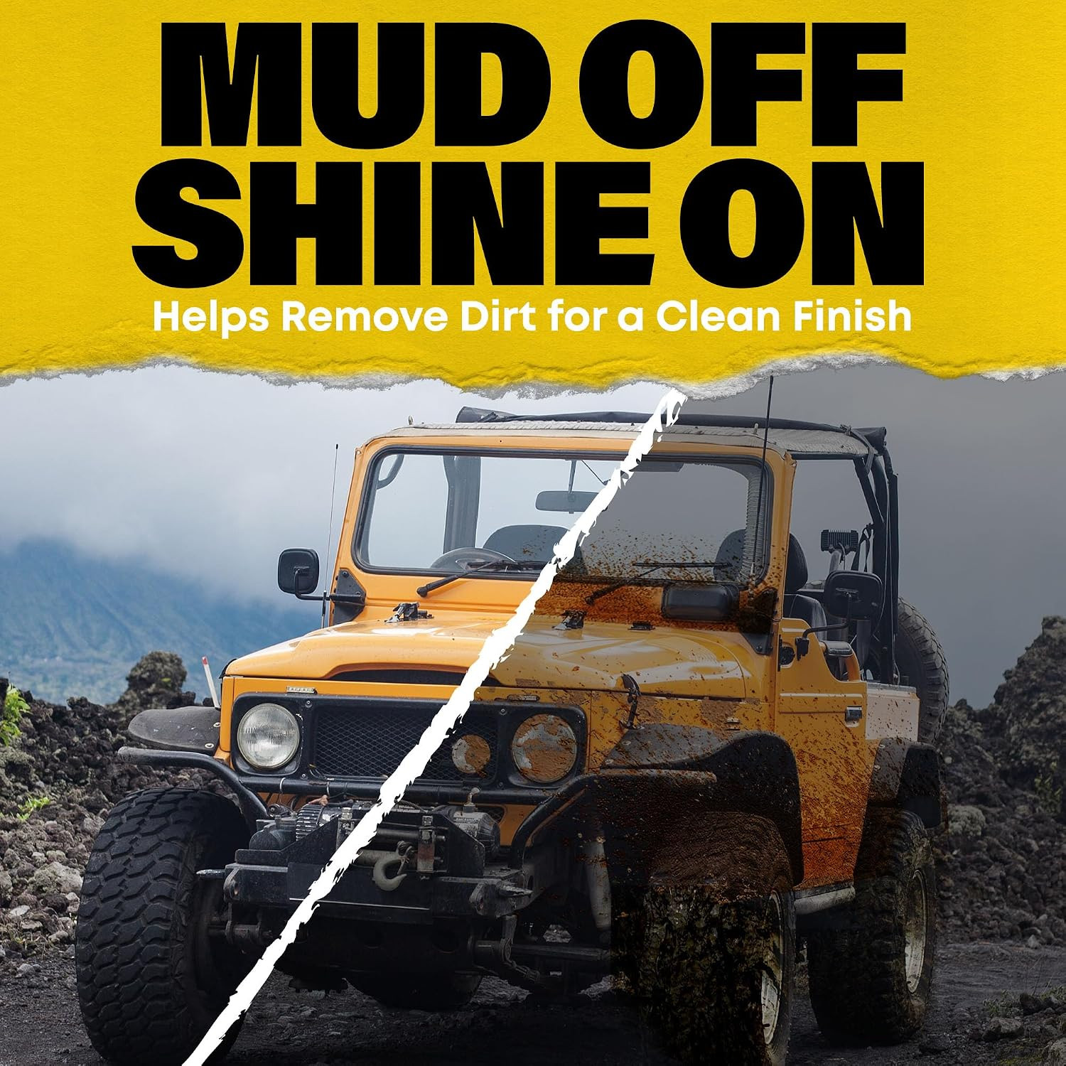 Heavy Mud Wash – Highly Concentrated 1:32 Ratio, Thick Foam Car Wash Soap & ATV