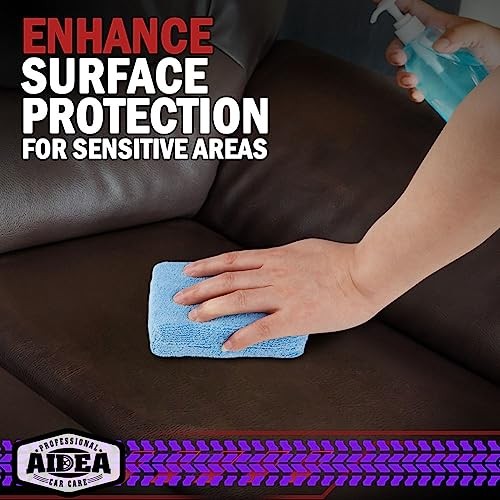 Microfiber Applicator Pad-8Pack, Car Wash Sponge, Premium 8 PK Light Blue