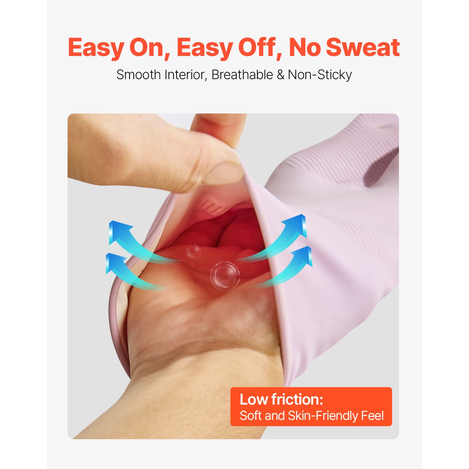 Uimoso Durable Cleaning Gloves – 2 Pairs,Non-Slip,Large Size for Household Tasks