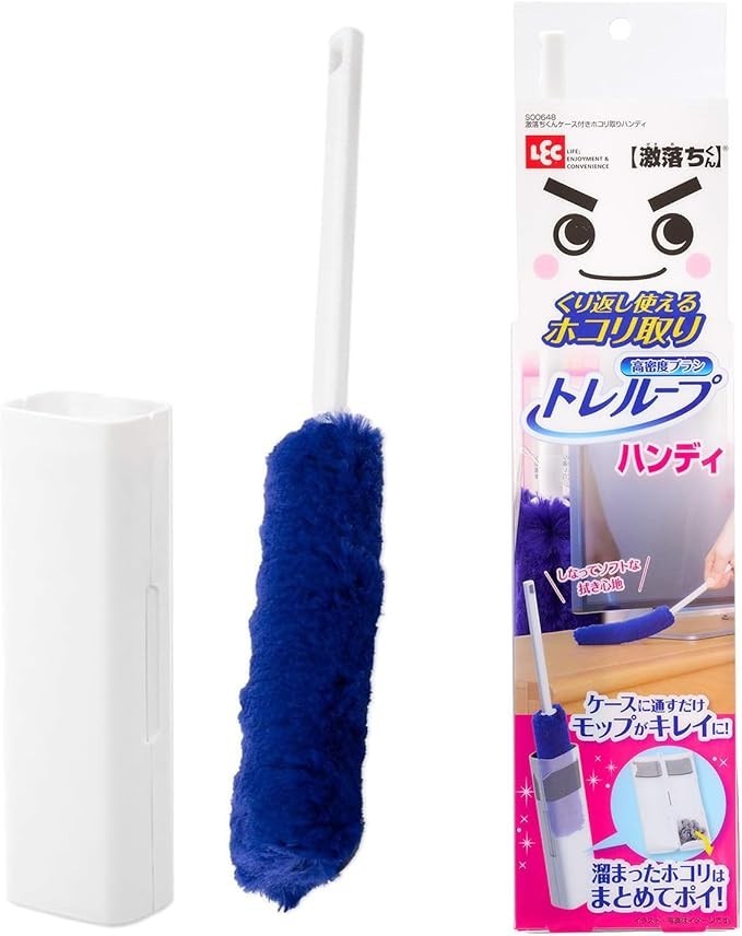 LEC Gekiochi-kun with time-saving case Dust removal mop In Stock New