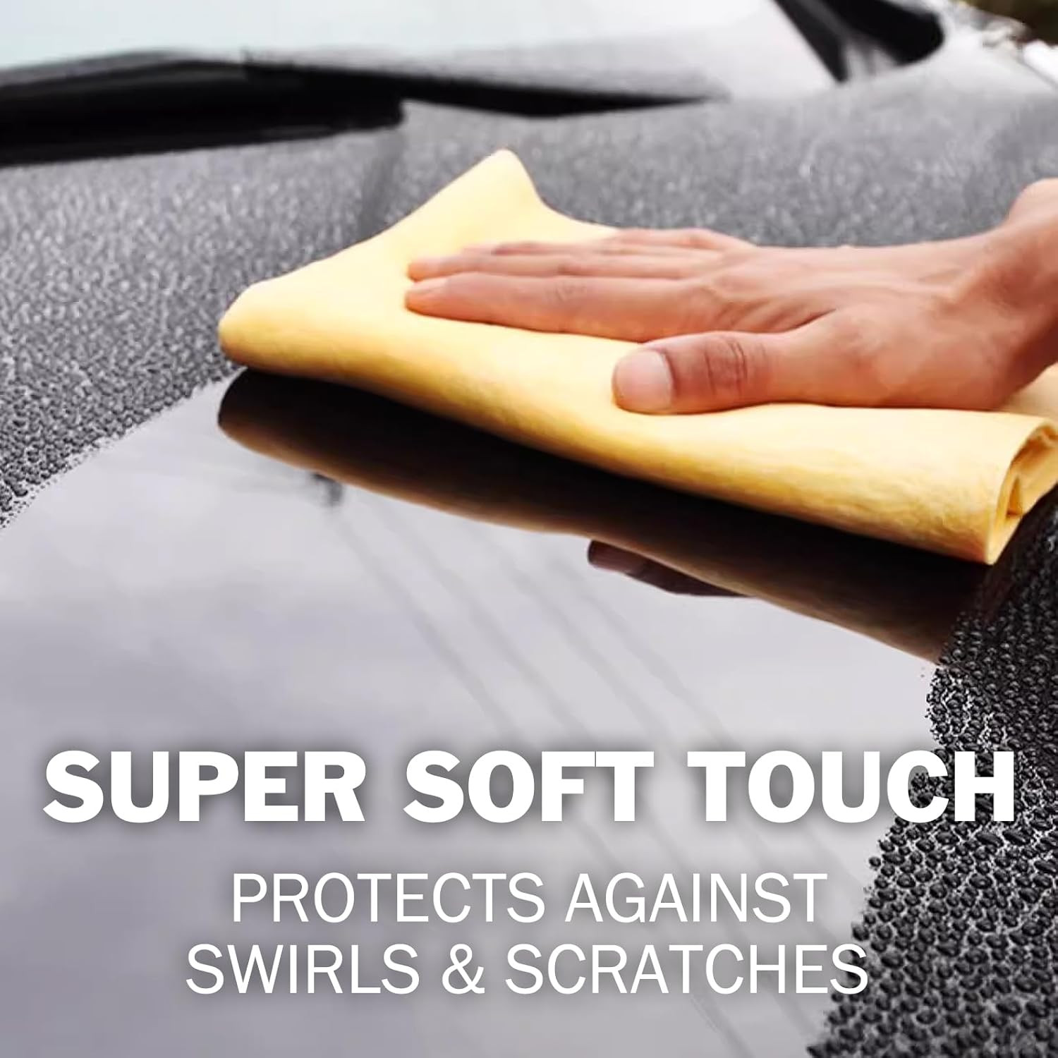 3 Pack Premium Shammy Cloth for Car Drying, 26�X17� Chamois Towel for Car, Super