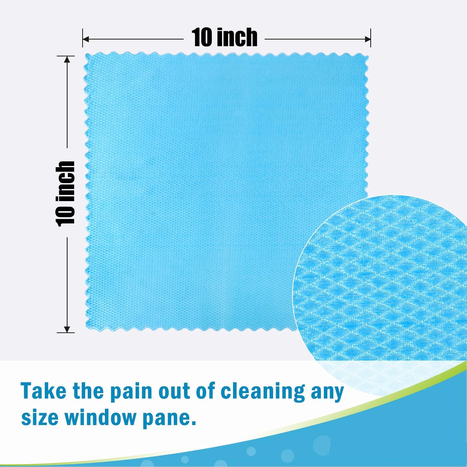 10x Fish Scale Streak Free Magic Glass Window Microfiber Cleaning Cloth Cleaner
