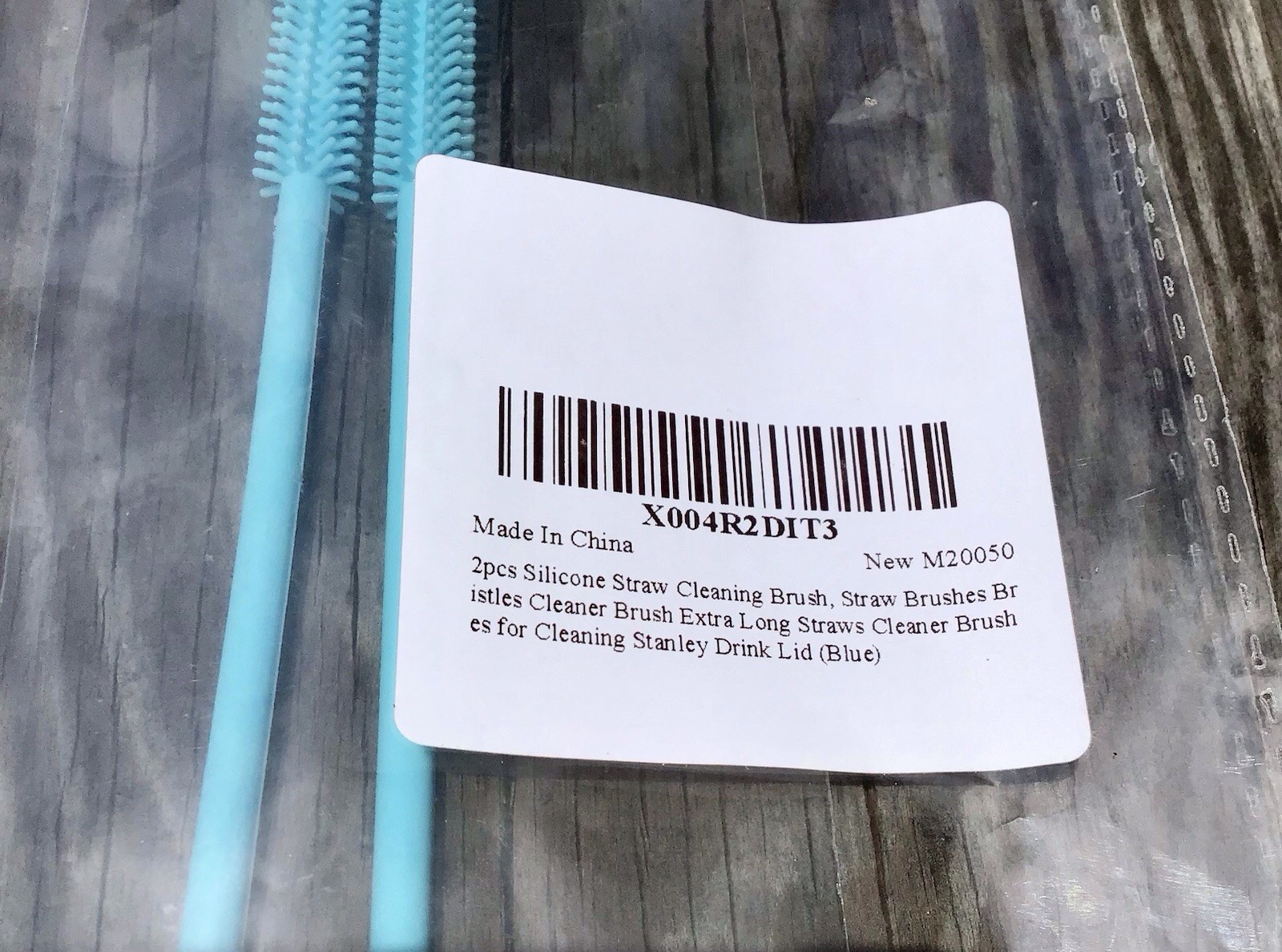 2 PC Silicone Straw Cleaner Brush Size XL