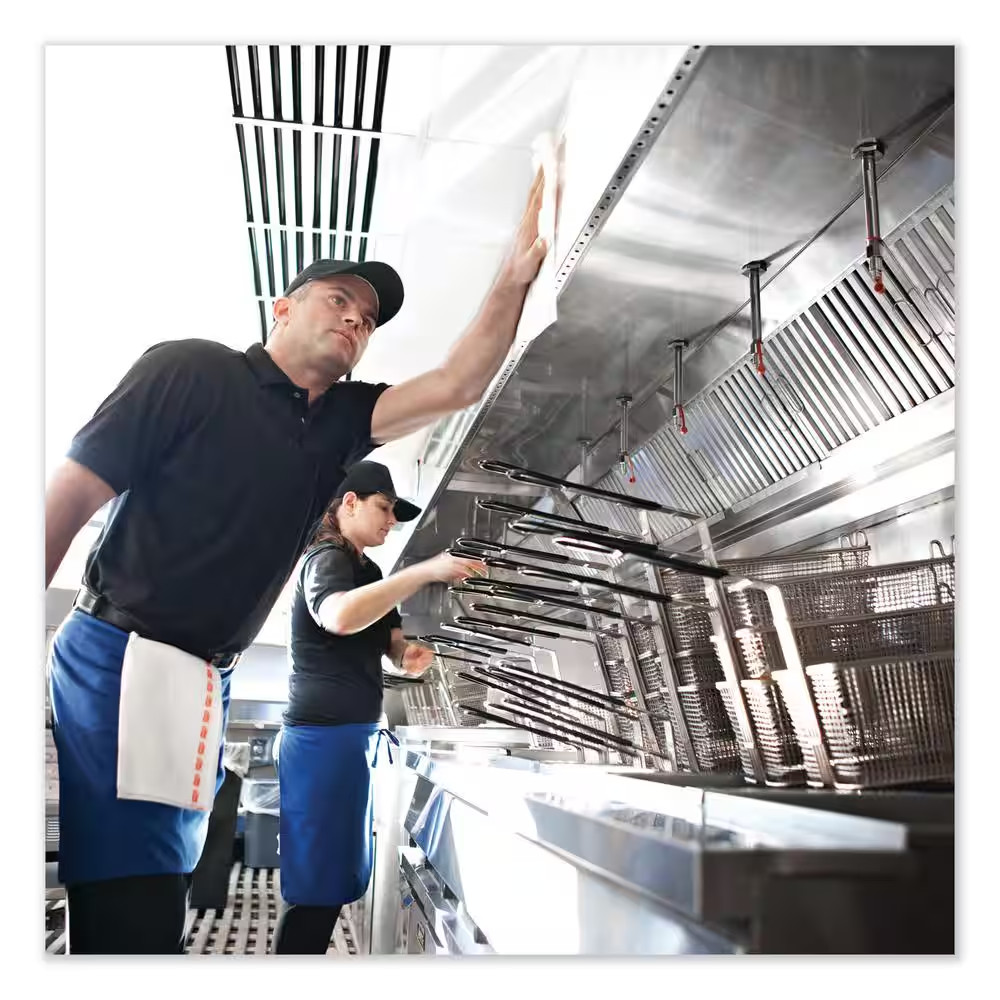 13 In. X 24 In., White Food Service Cleaning (150/Carton)