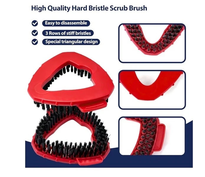 Spin Mop Scrub Brush Head for O Cedar Easy Wring 1-Tank System 2pack NEW