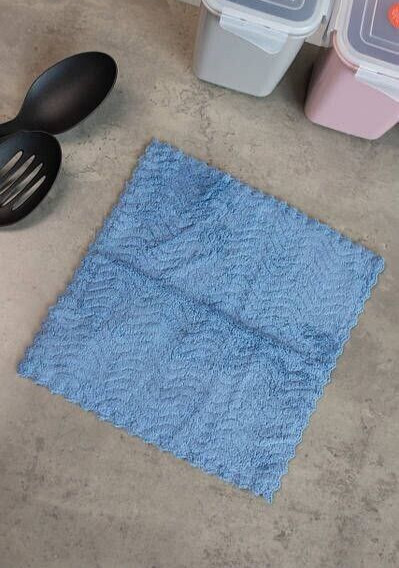 20pcs of 10×10 in microfiber soft absorbent kitchen cleaning towels, rags
