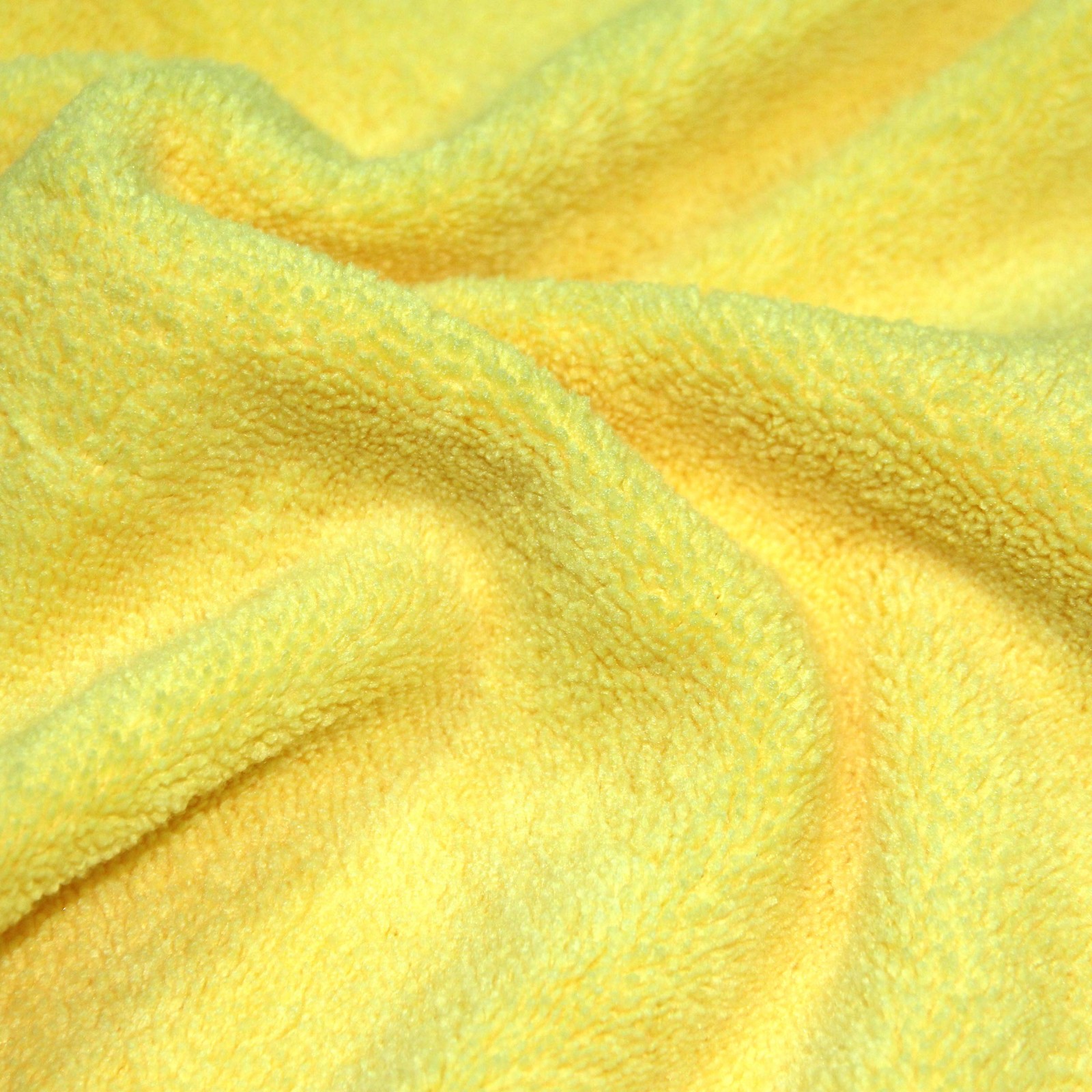 POLYTE Microfiber Cleaning Towel (16×24 in, 18 Pack, Blue,Green,Yellow)