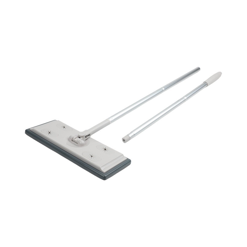 Superfine Fiber Dust Mop with 3-Section Aluminum Telescopic Handle 57 to 128 cm