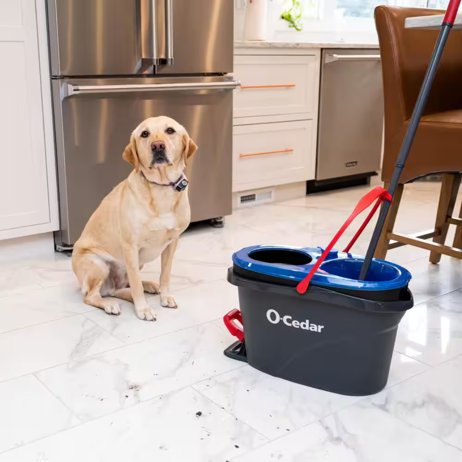 O-Cedar RinseClean Spin Mop & Bucket System Clean with Clean Water, Freeship