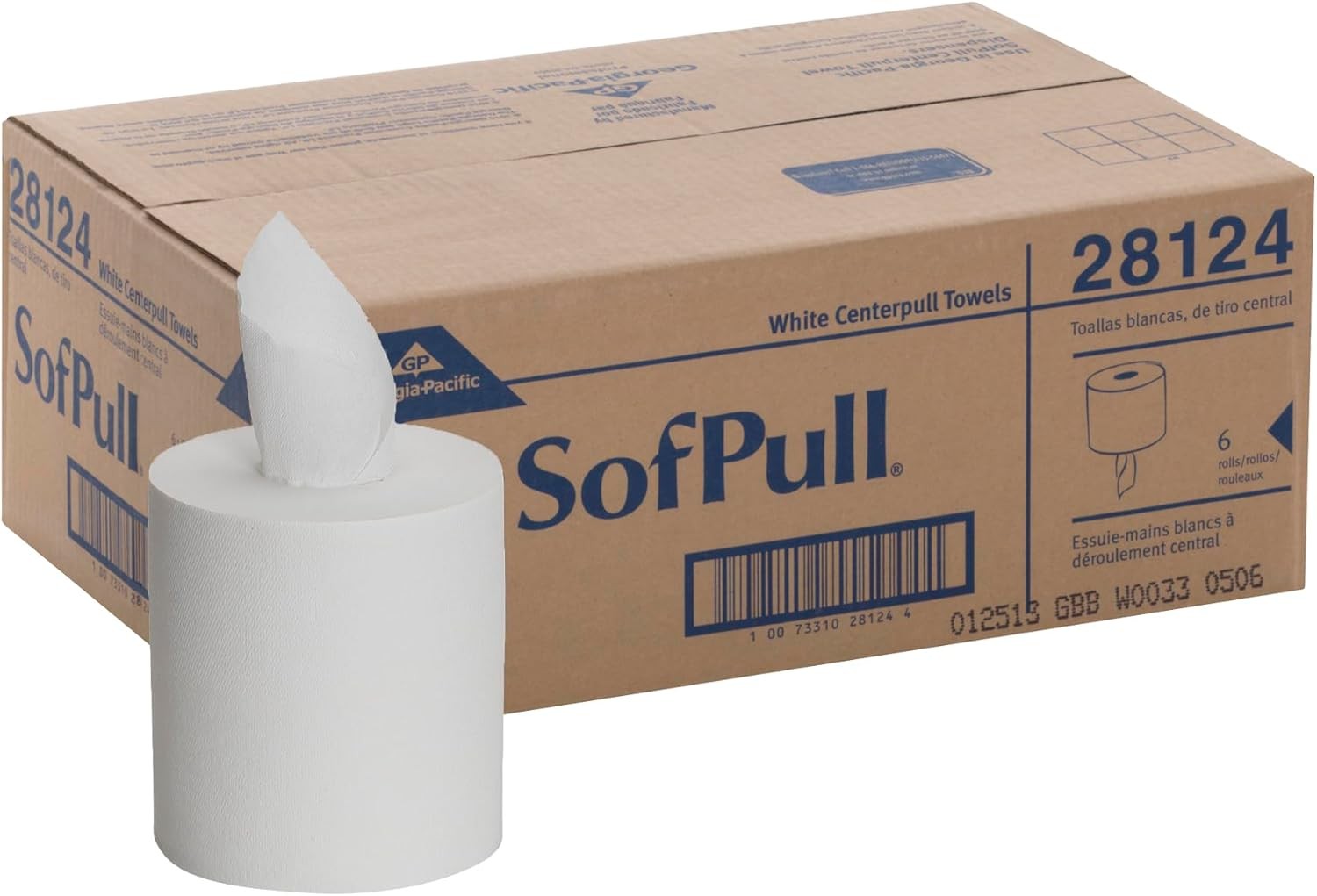 SofPull Centerpull Regular Capacity Premium Paper Towel, White, 28124, 324