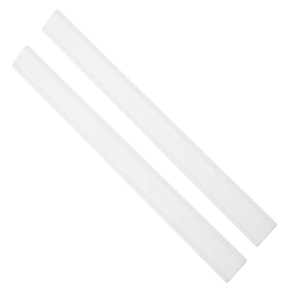 2pcs Silicone Squeegee Scrubber Refill for Car Window Glass Shower (25CM)