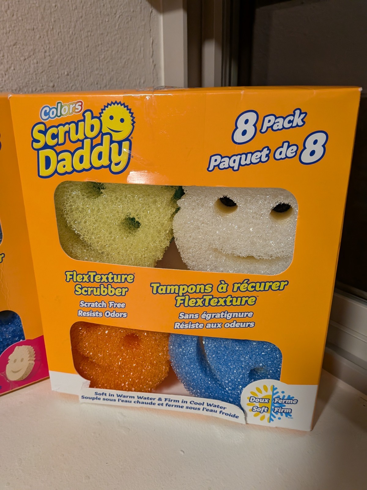Two ScrubDaddy Mommy Dual-Sided Scrubber Sponge Scratch Free, two 8pk