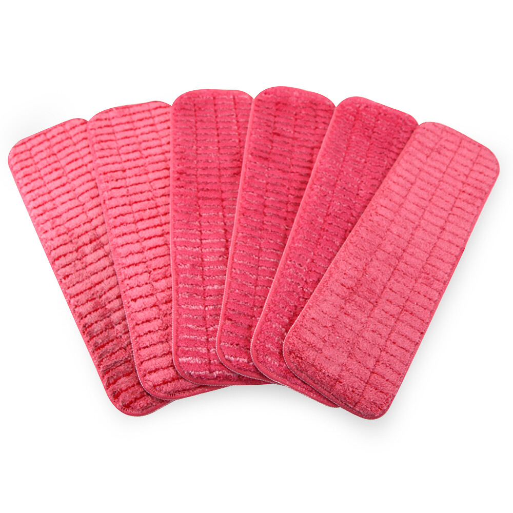 12 Pack of Wet Mop Pads – Microfiber Reusable Cleaning Pad Fits 14-16 Mop Frame