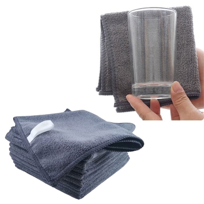 25X25Cm Microfiber Cloth for Car Drying And Glass Cleaning Without Water Label