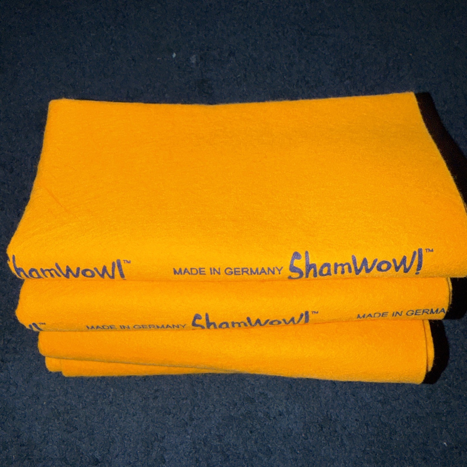 Original German Shammy Towels Super Absorbent Cloth 20.5” x 23” Lot of 4