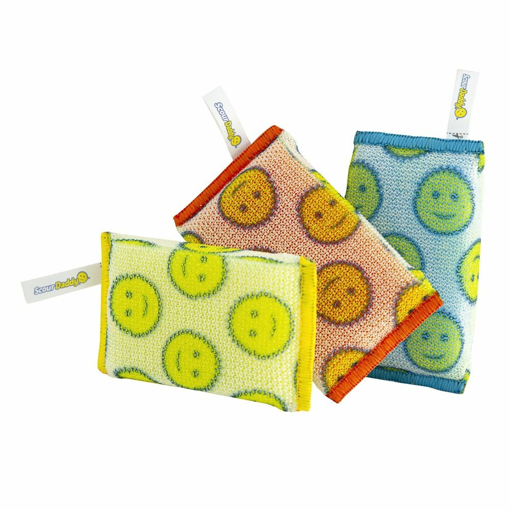 Scrub Daddy Scour Daddy Heavy Duty ArmorTec Sponge Scratch Free Cleaning 3 Pack