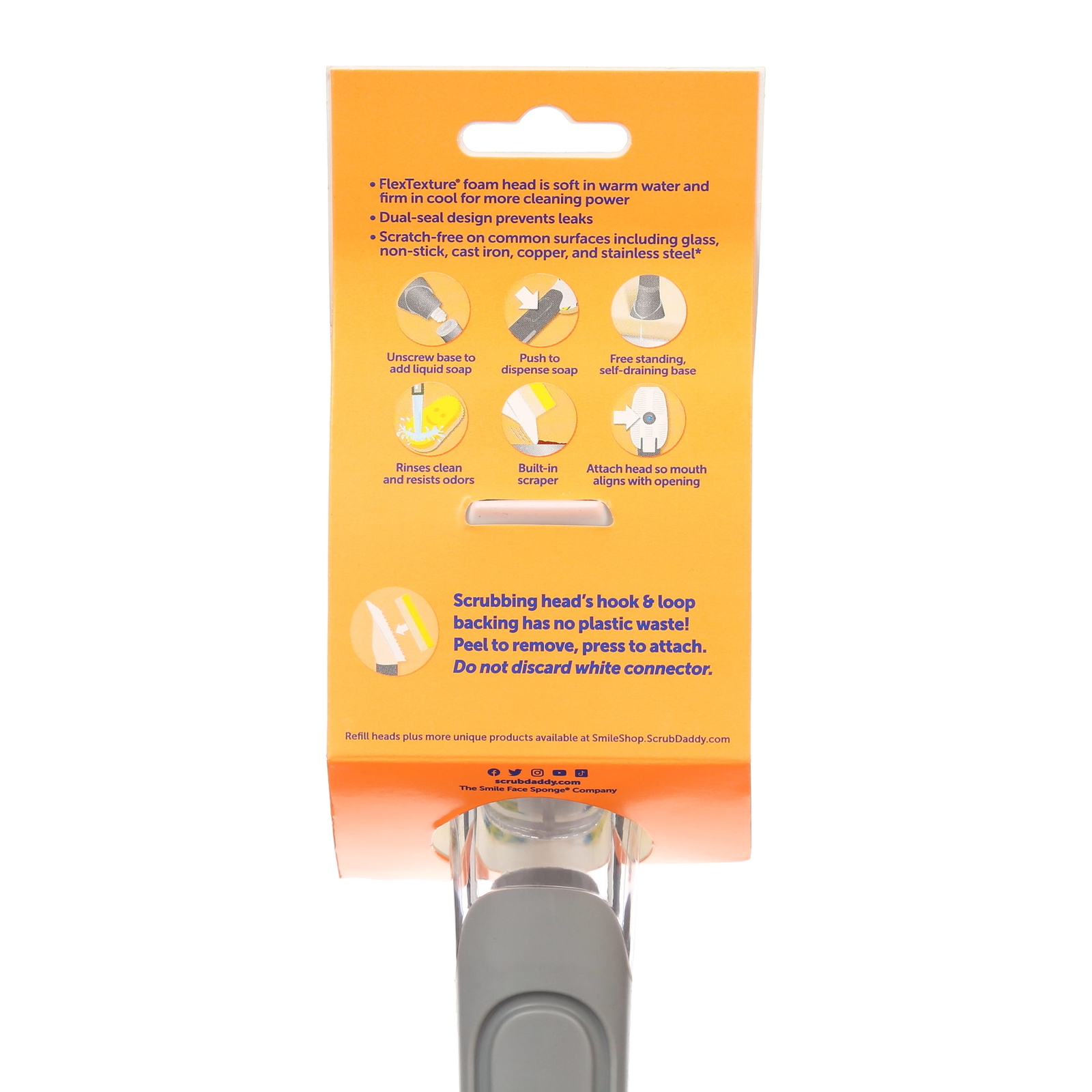 Scrub Daddy Dish Daddy Dishwand, Clear, 1 count