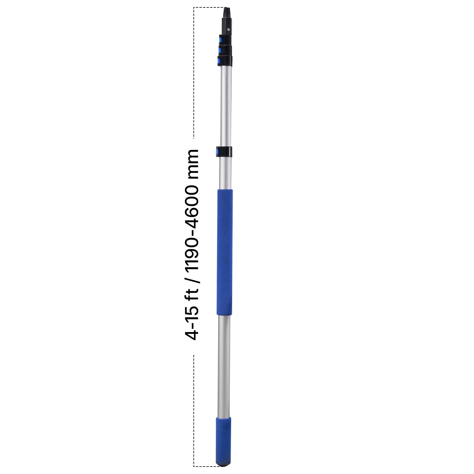 Uimoso Solar Panel Cleaning Kit with 15 ft Water Fed Pole, Brush, and Squeegee