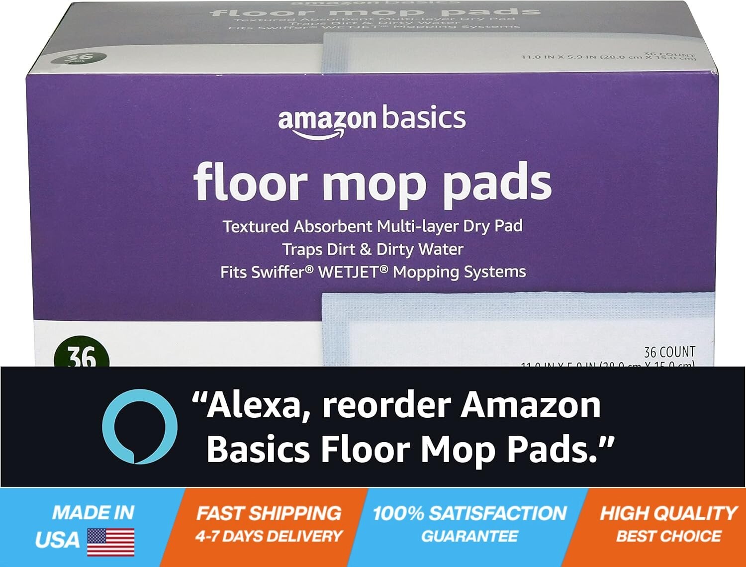 36 Count Absorbent Wet Mopping Refills for Power Mop Systems