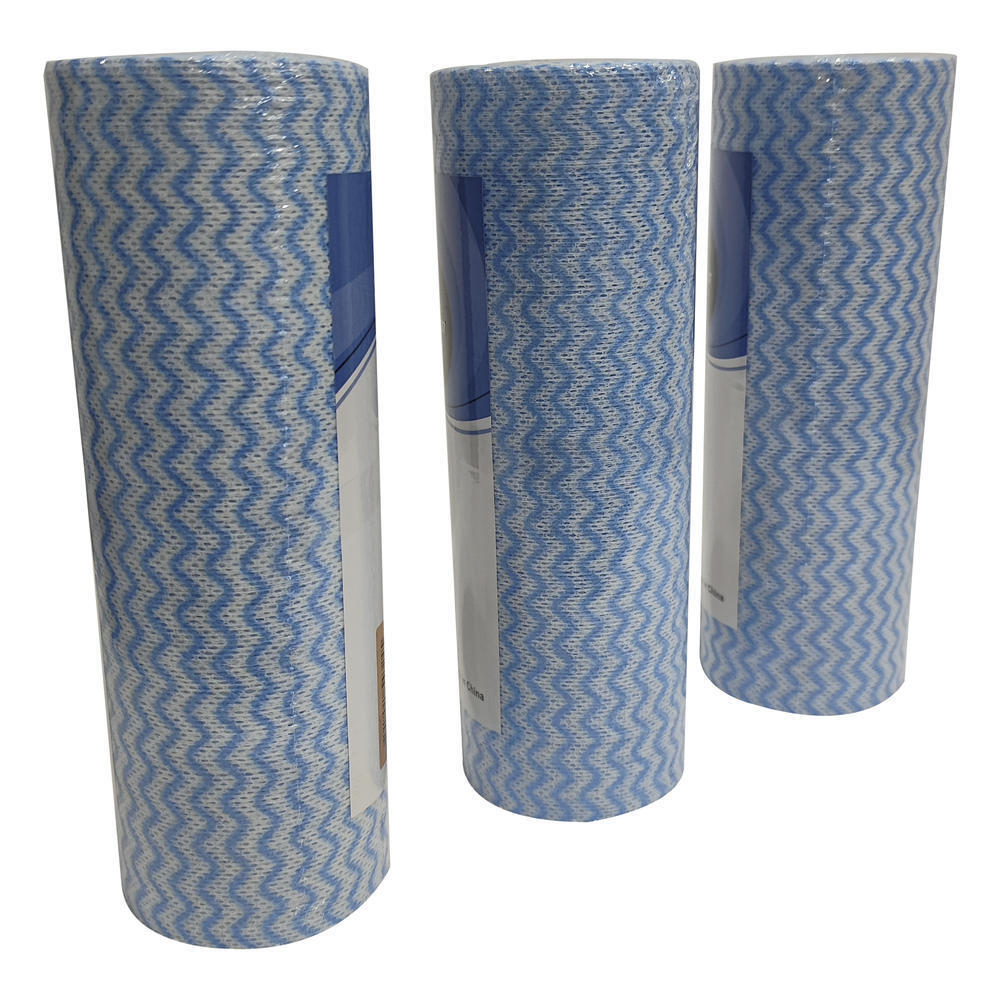 Multi-Use Cleaning Cloths – 50 Count Reusable Non-woven, Perforated Roll