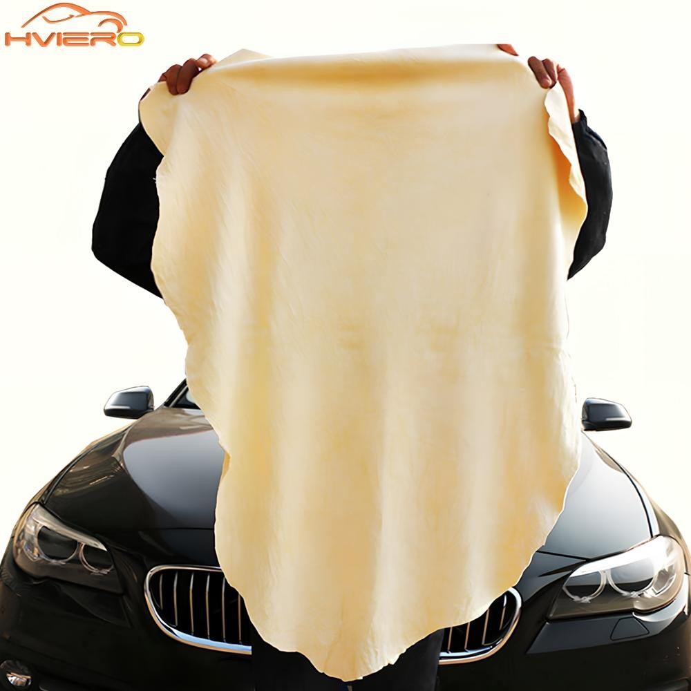 40x70cm Genuine Leather Chamois Cloth Car Auto Motorcycle Cleaning Dry Towel Pro