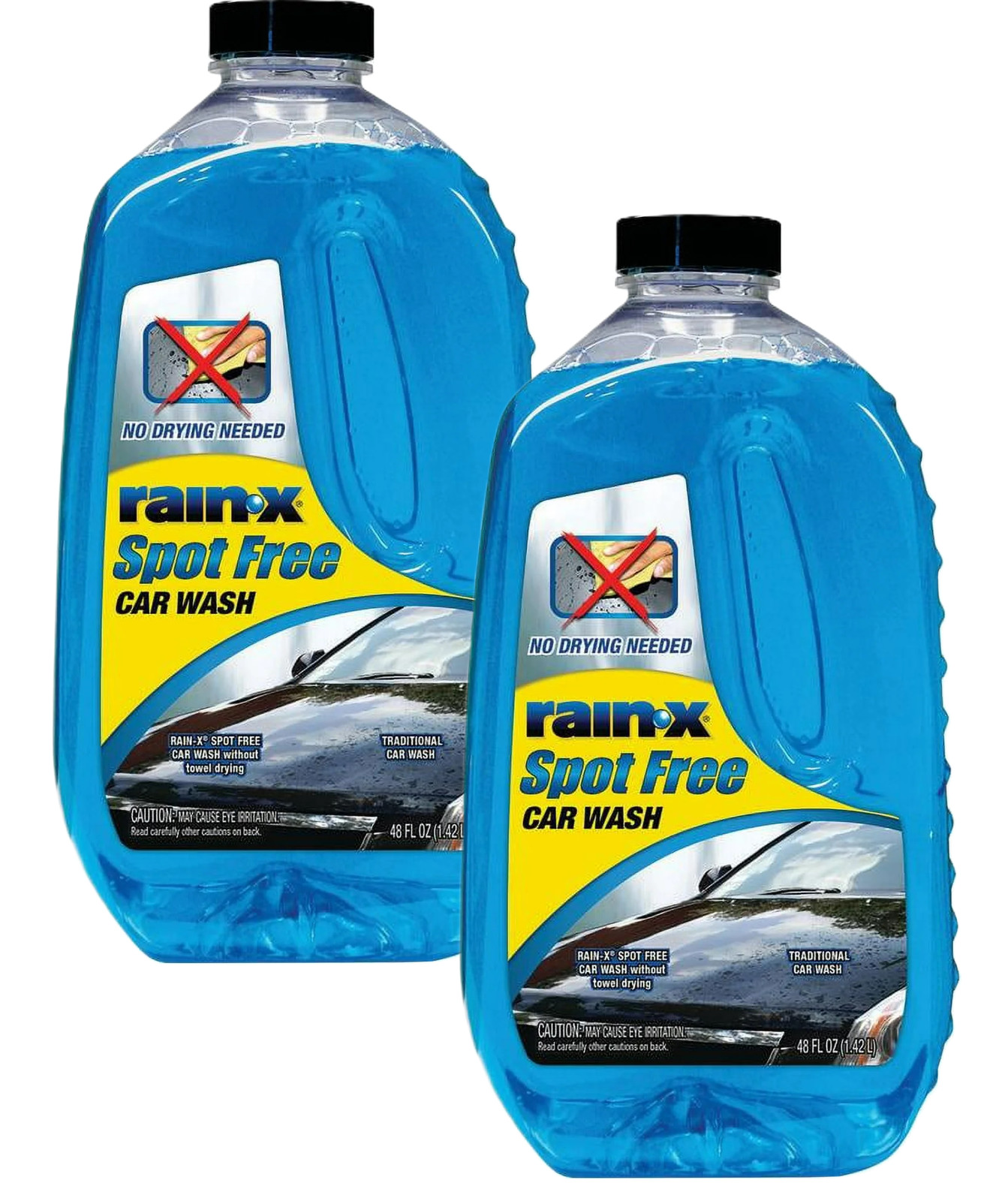 (2 Pack) Rain X Spot Free Car Wash 48 Oz 620073W