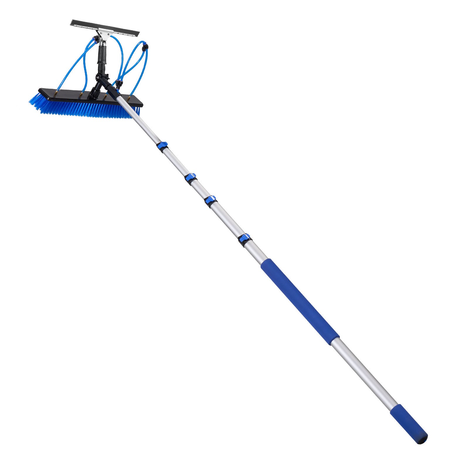 Uimoso Solar Panel Cleaning Kit with 15 ft Water Fed Pole, Brush, and Squeegee