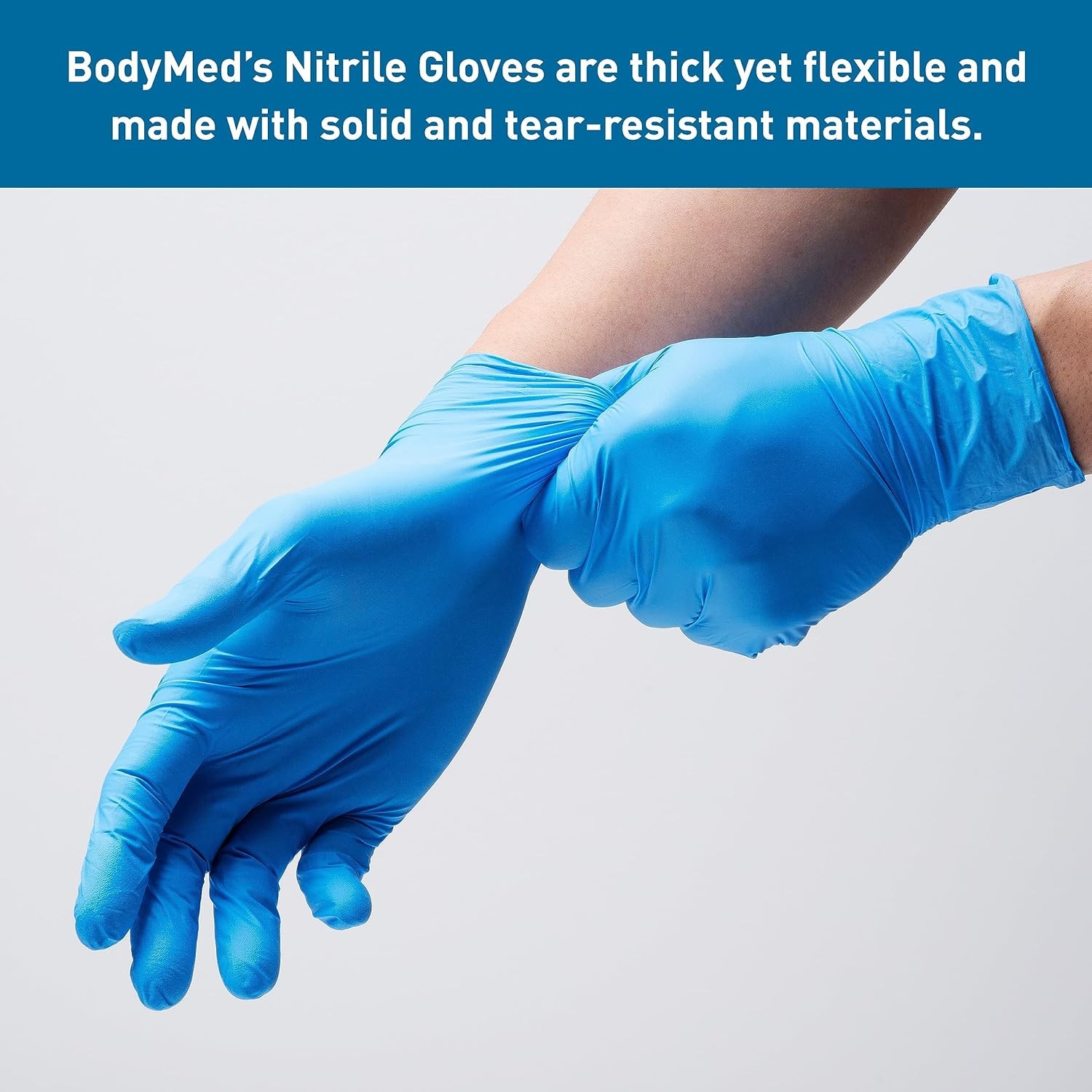 Nitrile Gloves for Exam and Home Use, Medium, 1,000 Count – Latex & Powder