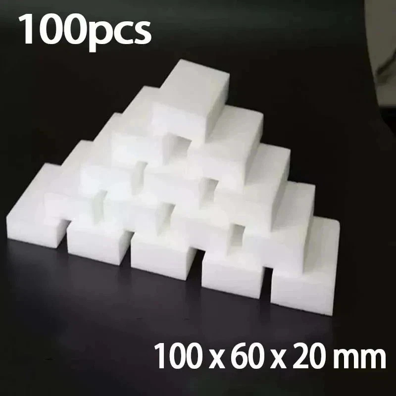 Lot 100pcs Magic Sponge Eraser Melamine Washing Thick Cleaning Foam Home Tool*