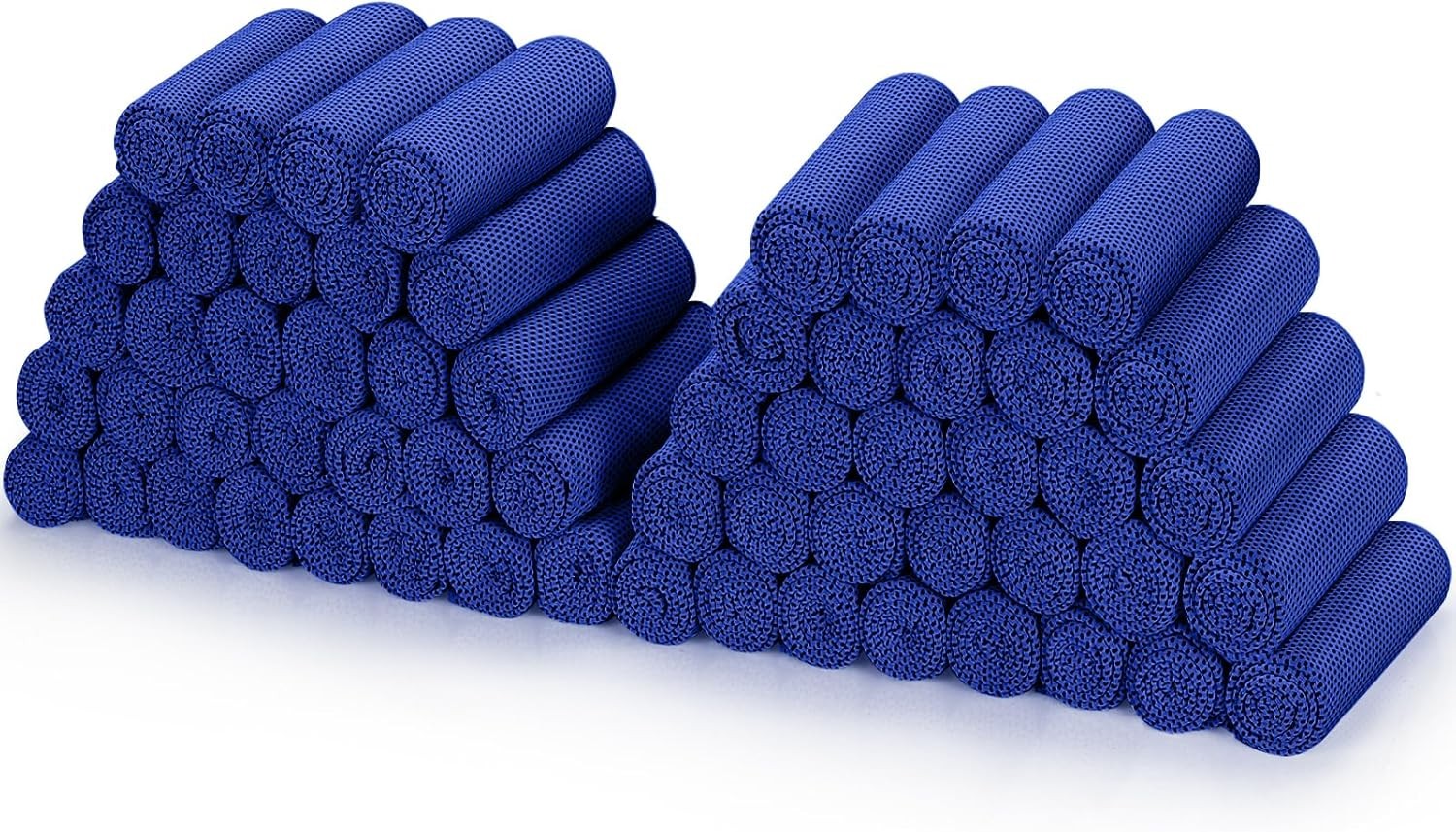 Cooling Towels (40″x 12″, Pack of 60) for Neck and Face, Cold Towel for Hot
