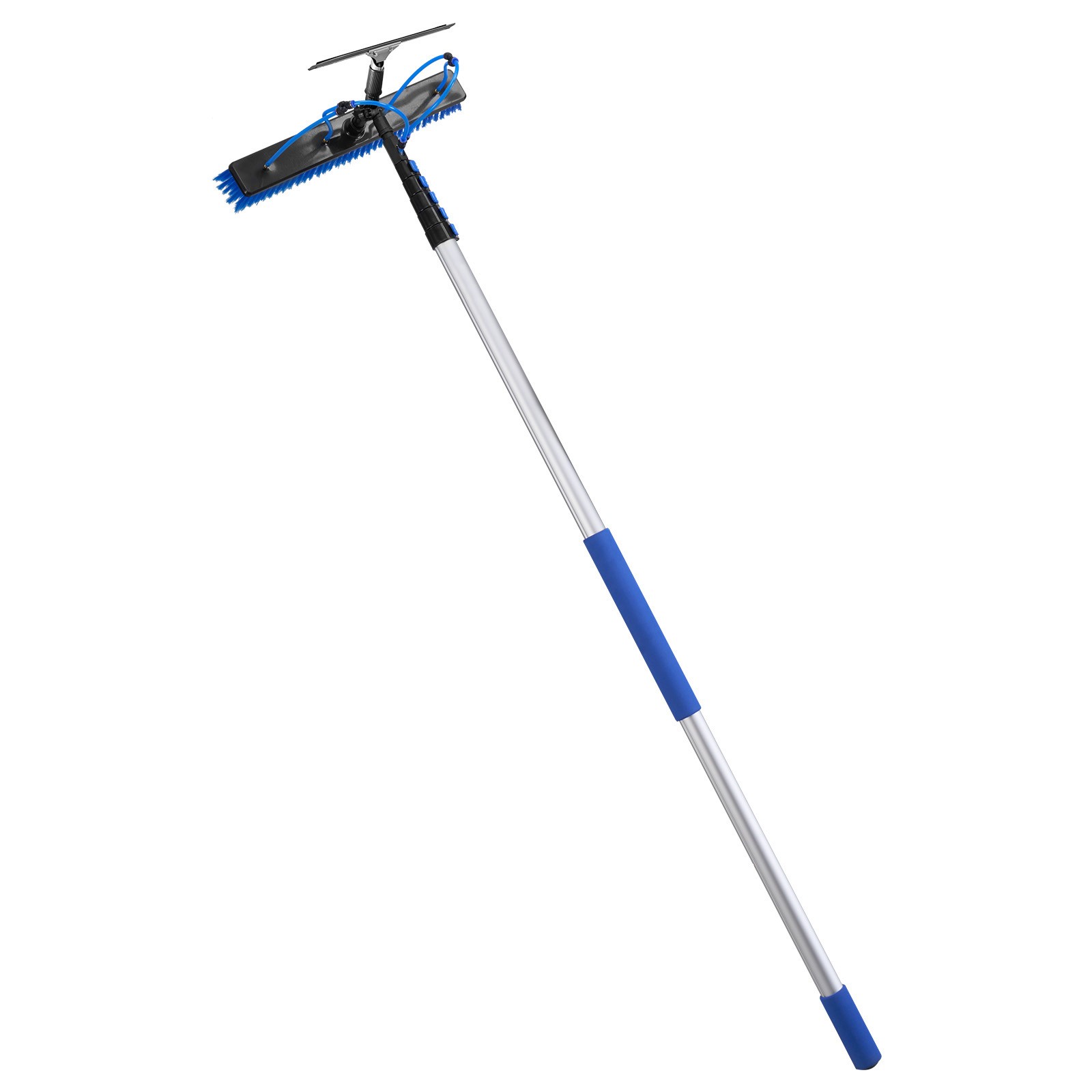 Uimoso Solar Panel Cleaning Kit with 33 ft Water Fed Pole, Brush, and Squeegee