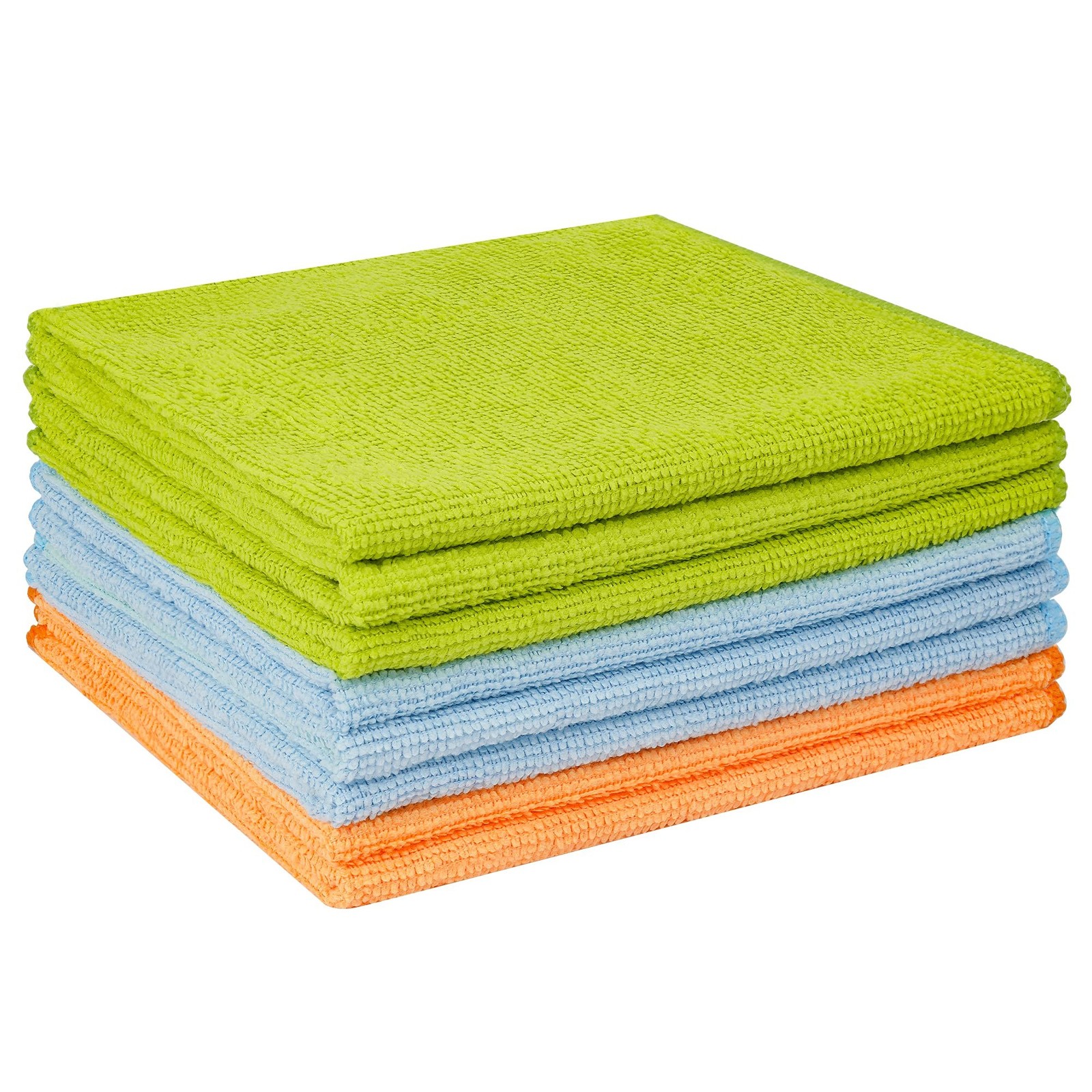 SCRUBIT Microfiber Cleaning Cloth – 8PK- Super Soft Cloths for Kitchen, Car, …