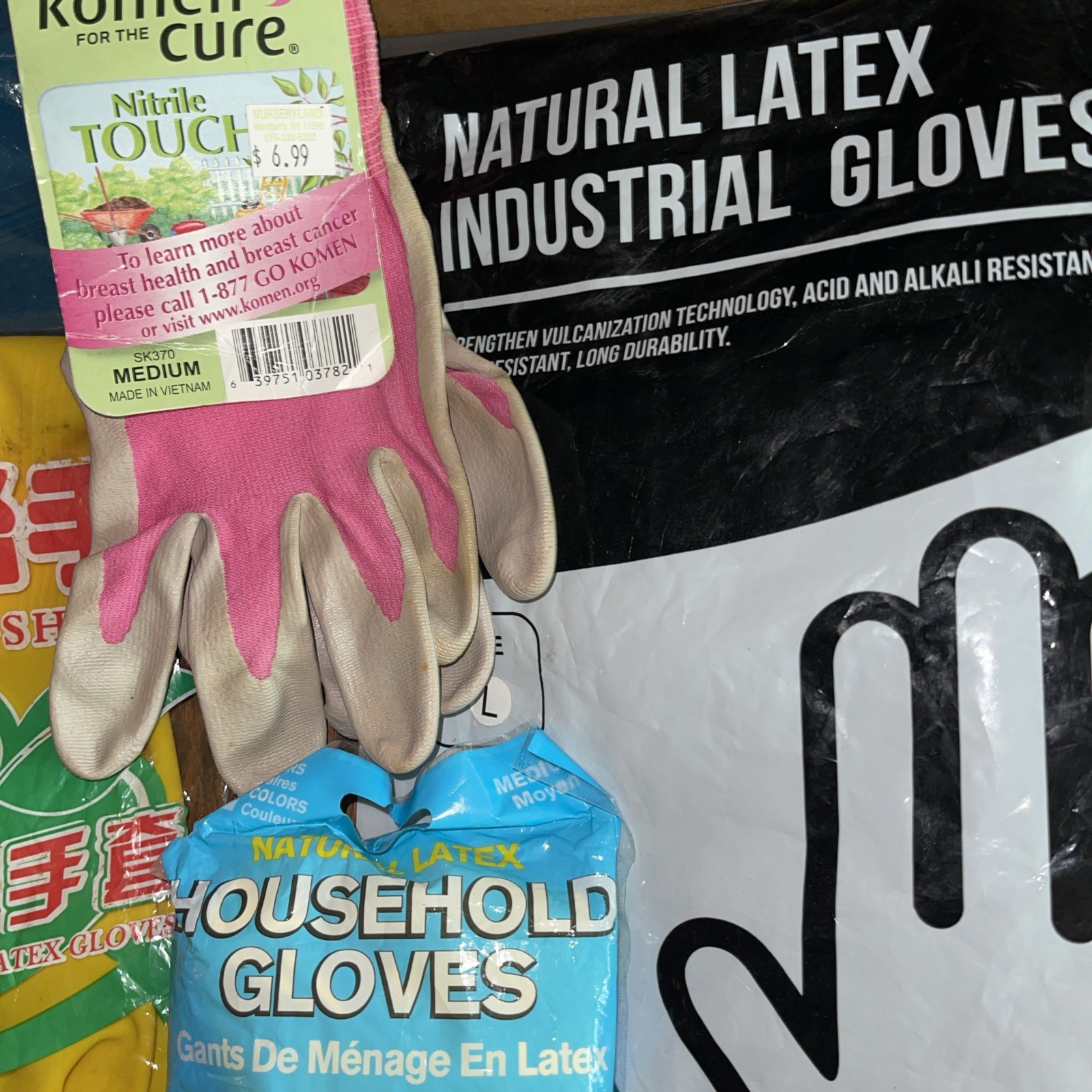 8x House cleaning gloves Housecleaning Painting Reusable Heavy Duty 8 Pairs NEW