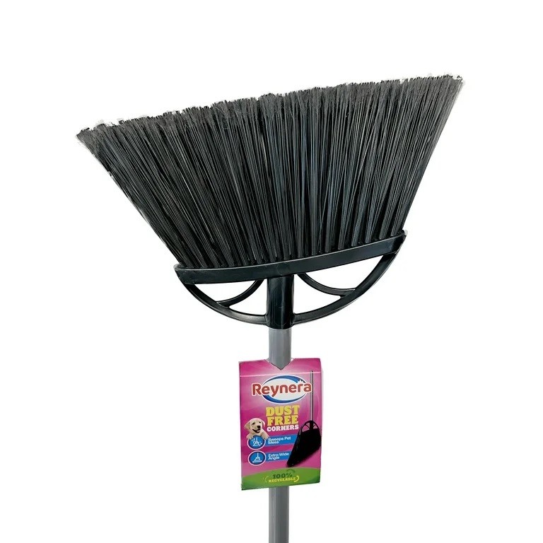 Reynera XL Angle Broom, 13 in, Black, 1 Count