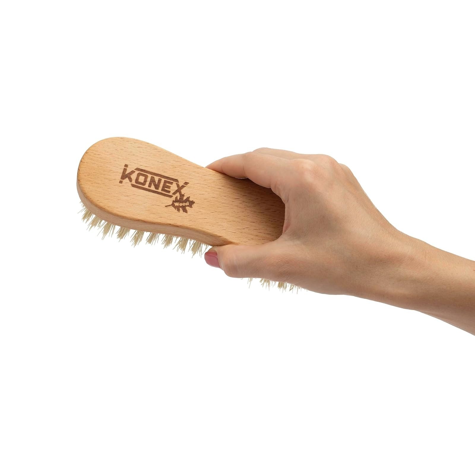 KONEX Heavy Duty Nylon Fiber Hand Cleaning Brush – Ergonomic Design