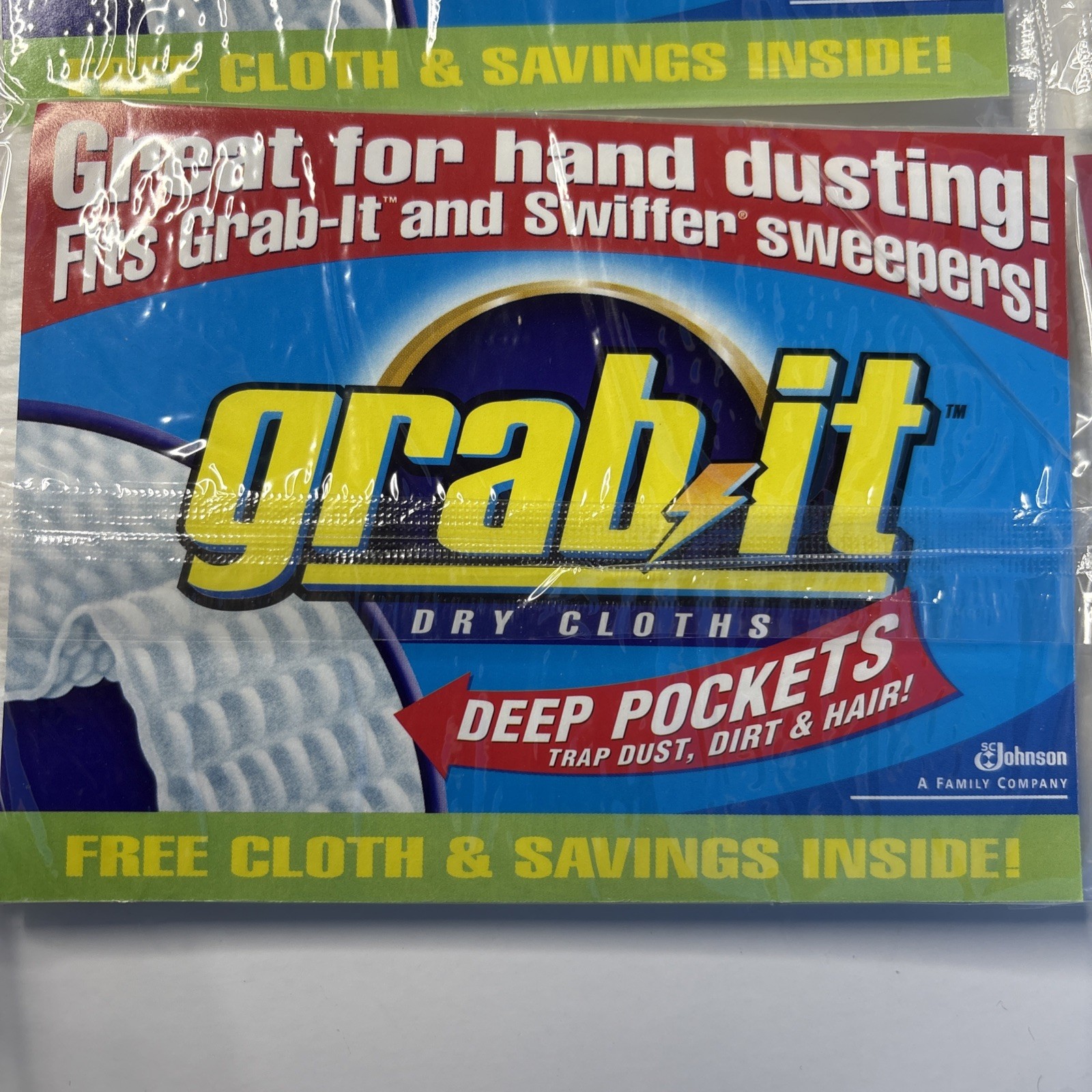 Pledge Grab It Dust Allergen Dry Cloths Unscented 20 New Discontinued FREE SHIP