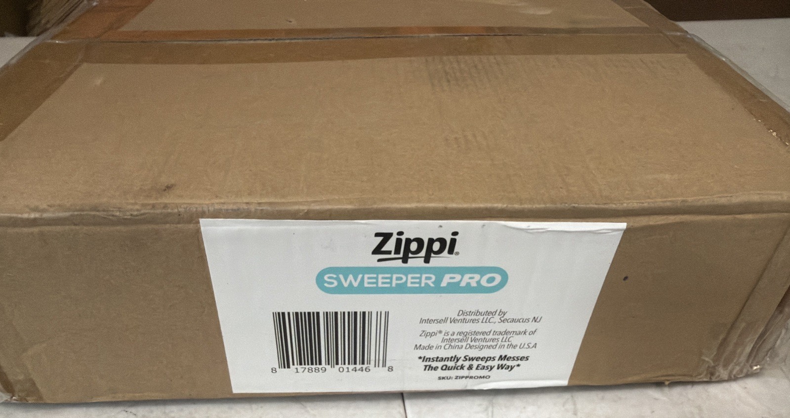 Zippi Sweeper Pro – 2025 New and Improved Lightweight, Hardwood, Tile, Corners