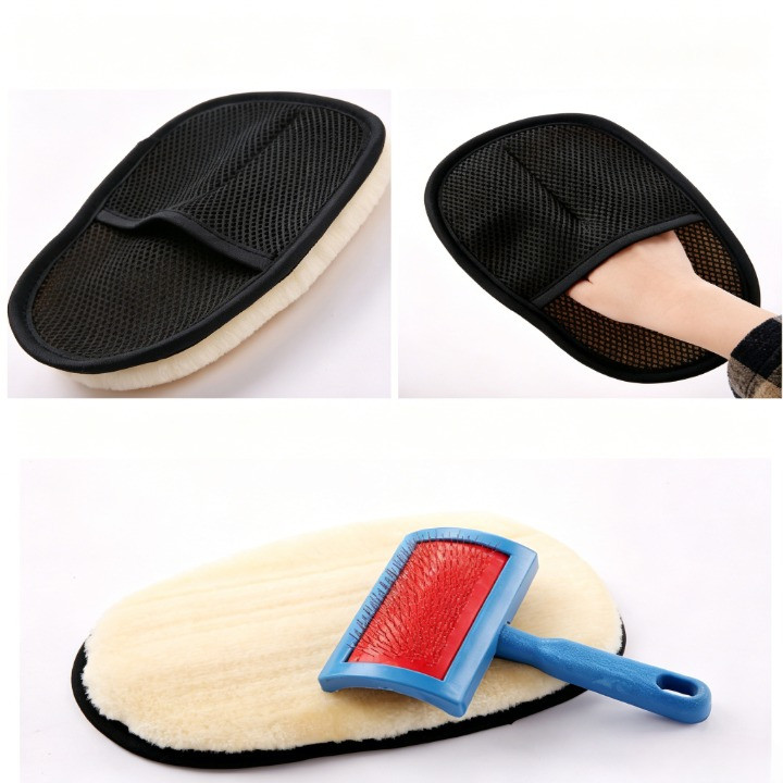 2 Pack Premium Car Wash Mitt Soft Plush Cleaning Gloves Scratch Free Auto Care
