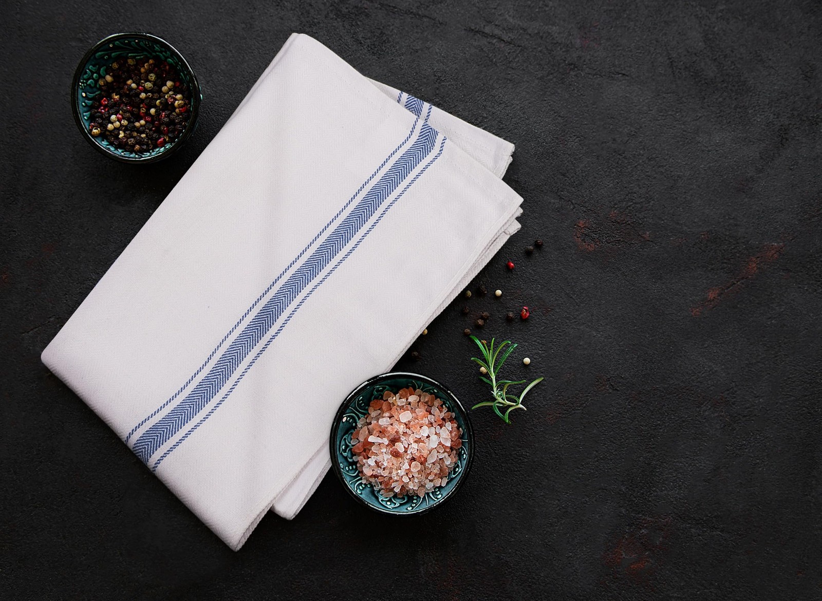 Utopia Towels Blue Dish Towels [12 Pack – 15 x 25 Inches] 100% Ring Spun Cott…