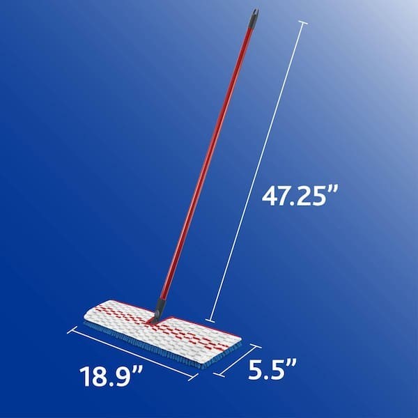 O-Cedar Professional Dual-Action Microfiber Flip Mop Reusable Washable