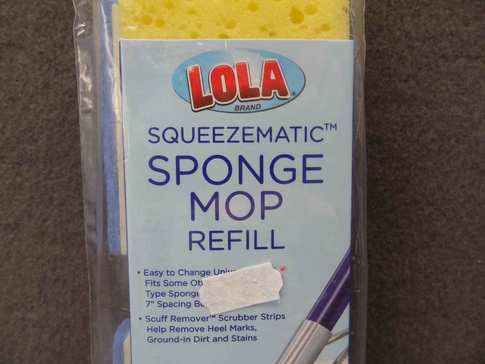 NEW LOT (5) Lola 2031 Squeezematic Sponge Mop Refill For 203 Butterfly Head