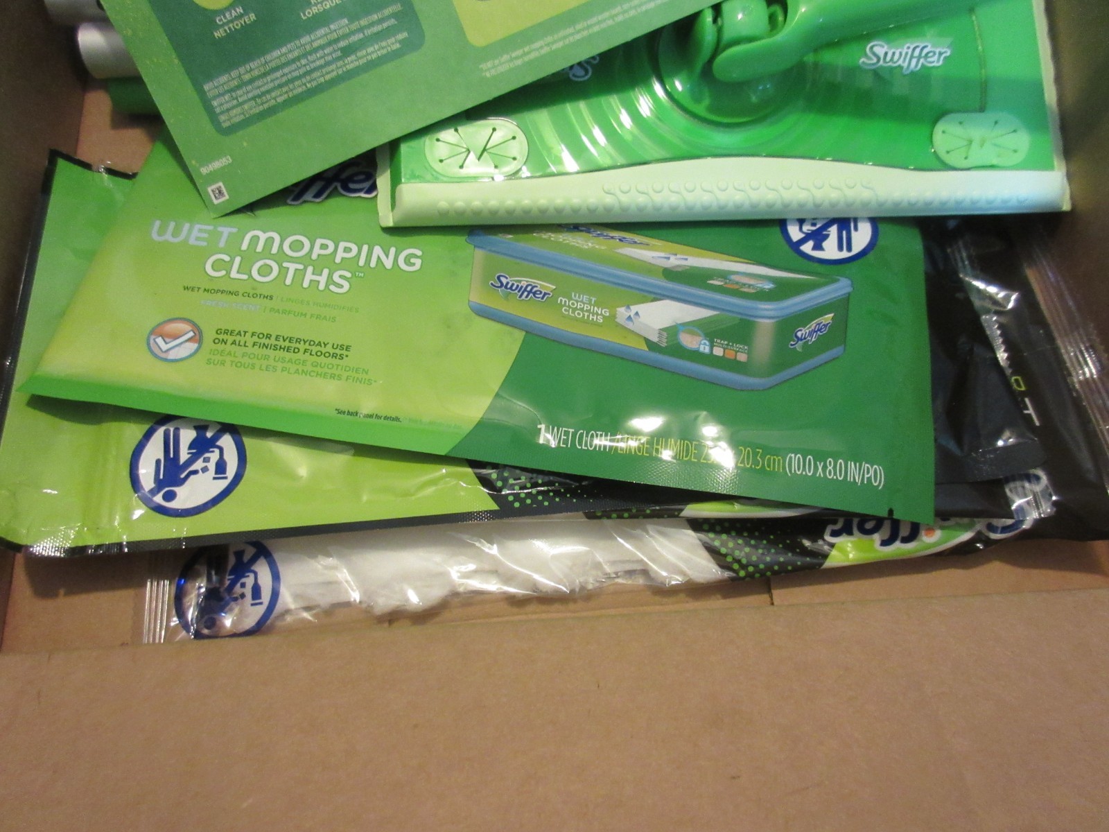 Swiffer Sweep + Mop,Broom & Mop Alternative,Dry & Wet Floor Cleaner,Fresh Scent