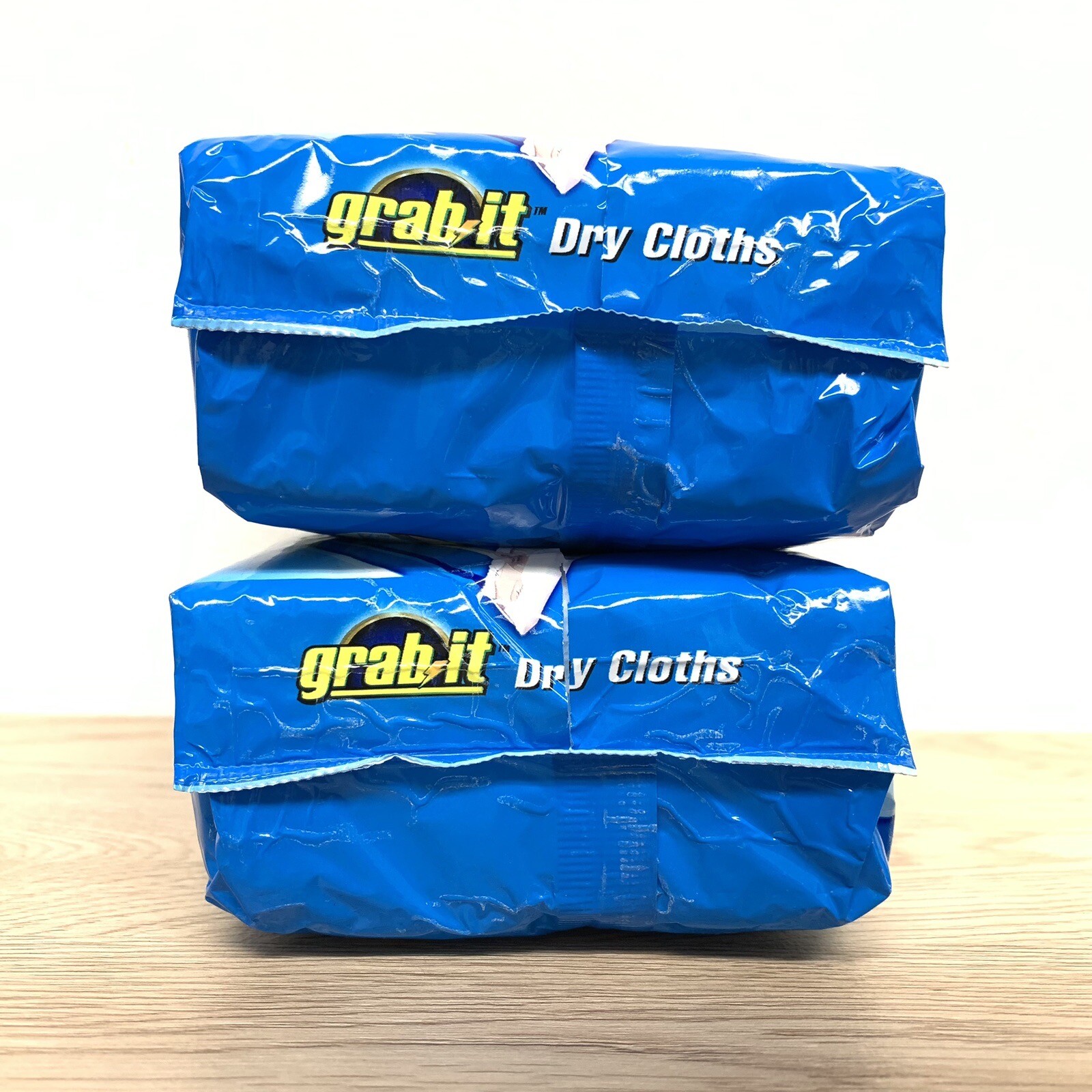 2 Grab-It Dry Cloths Unscented 20 pack, 40 total Sweeper Dusting Disposable OPEN