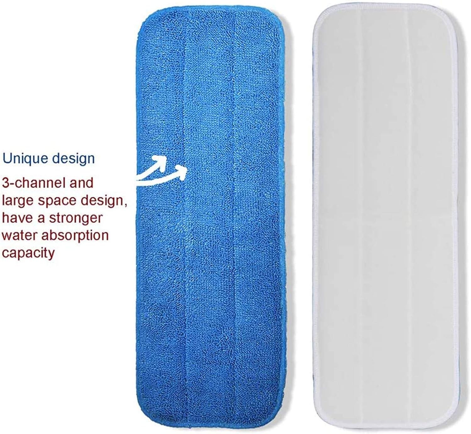 High-Quality Microfiber Mop Pads – 18″x6″ Reusable for Home & Commercial Use
