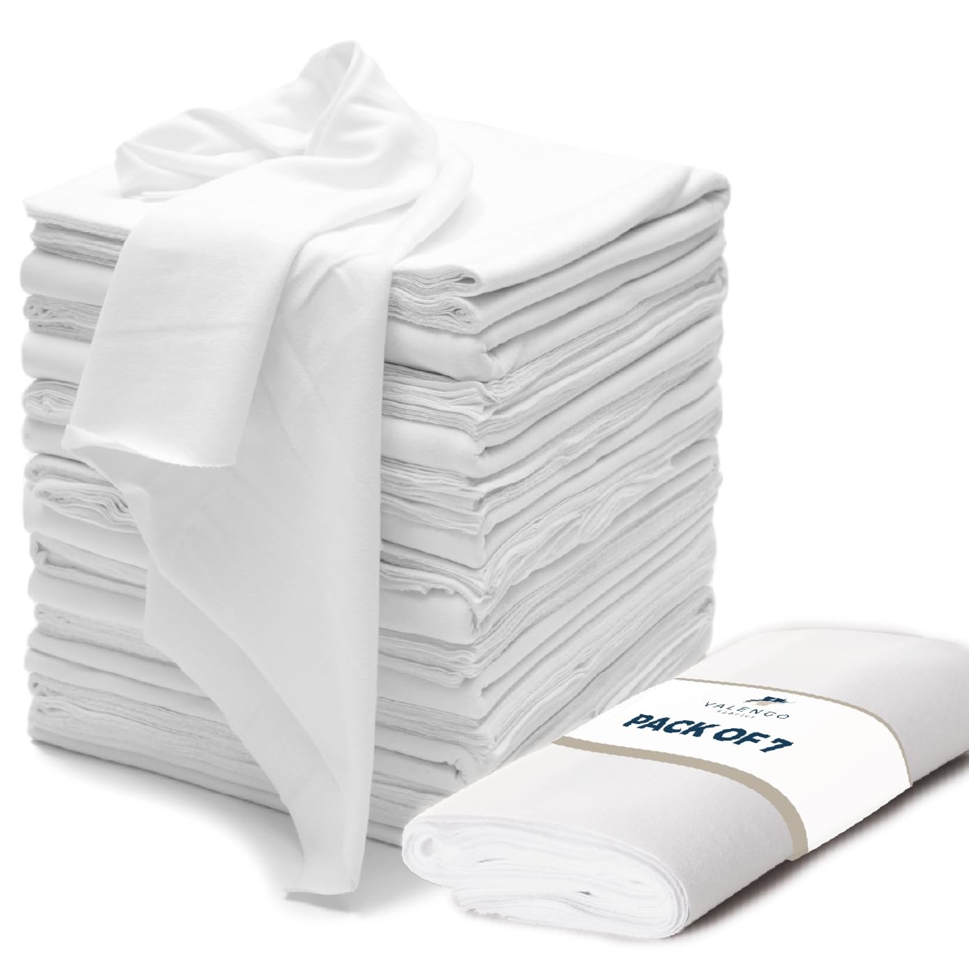 VALENGO New Lint Free Rags – 100% Cotton Cloth, Soft T-Shirt Rags, Lint Free …
